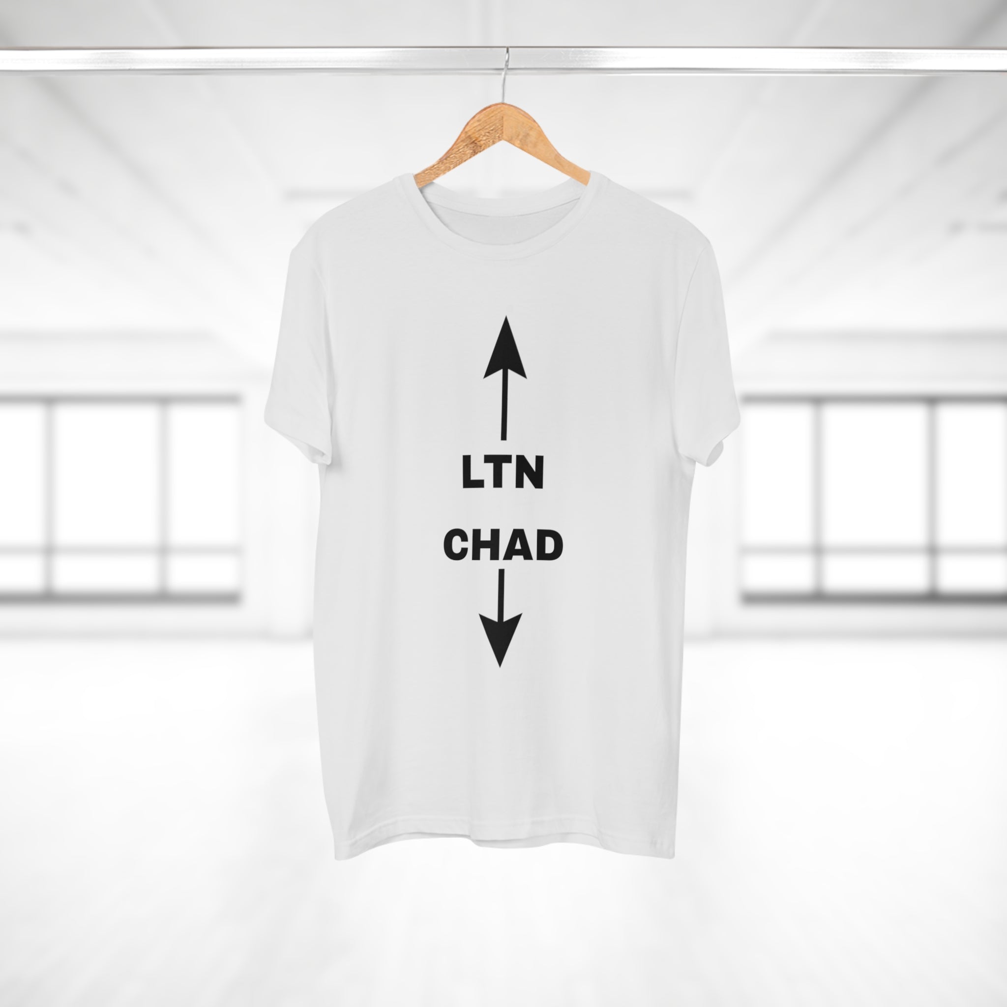 Chad Up/Down Arrow Graphic T-Shirt